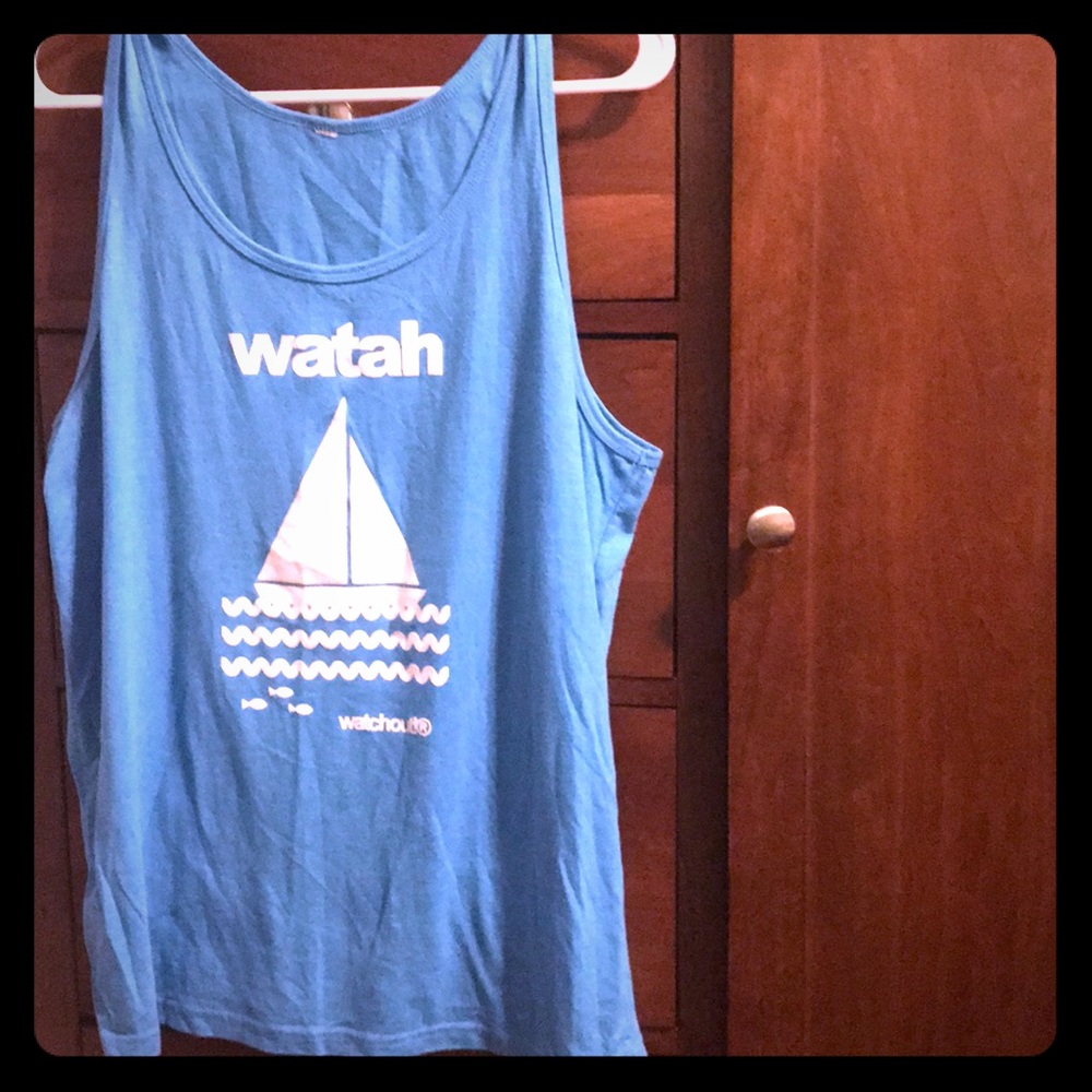 Boston accent inspired tank top | Dirty Watah